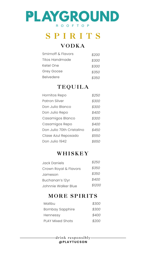 Bottle Service Menu Aug 2026 page 2
