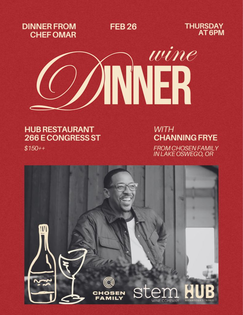 Hub Wine Dinner Feb 26